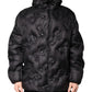 Black Hooded Parka Coat Winter Jacket