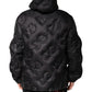 Black Hooded Parka Coat Winter Jacket