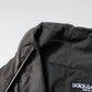 Black Solid Cotton Collared Coat Jacket