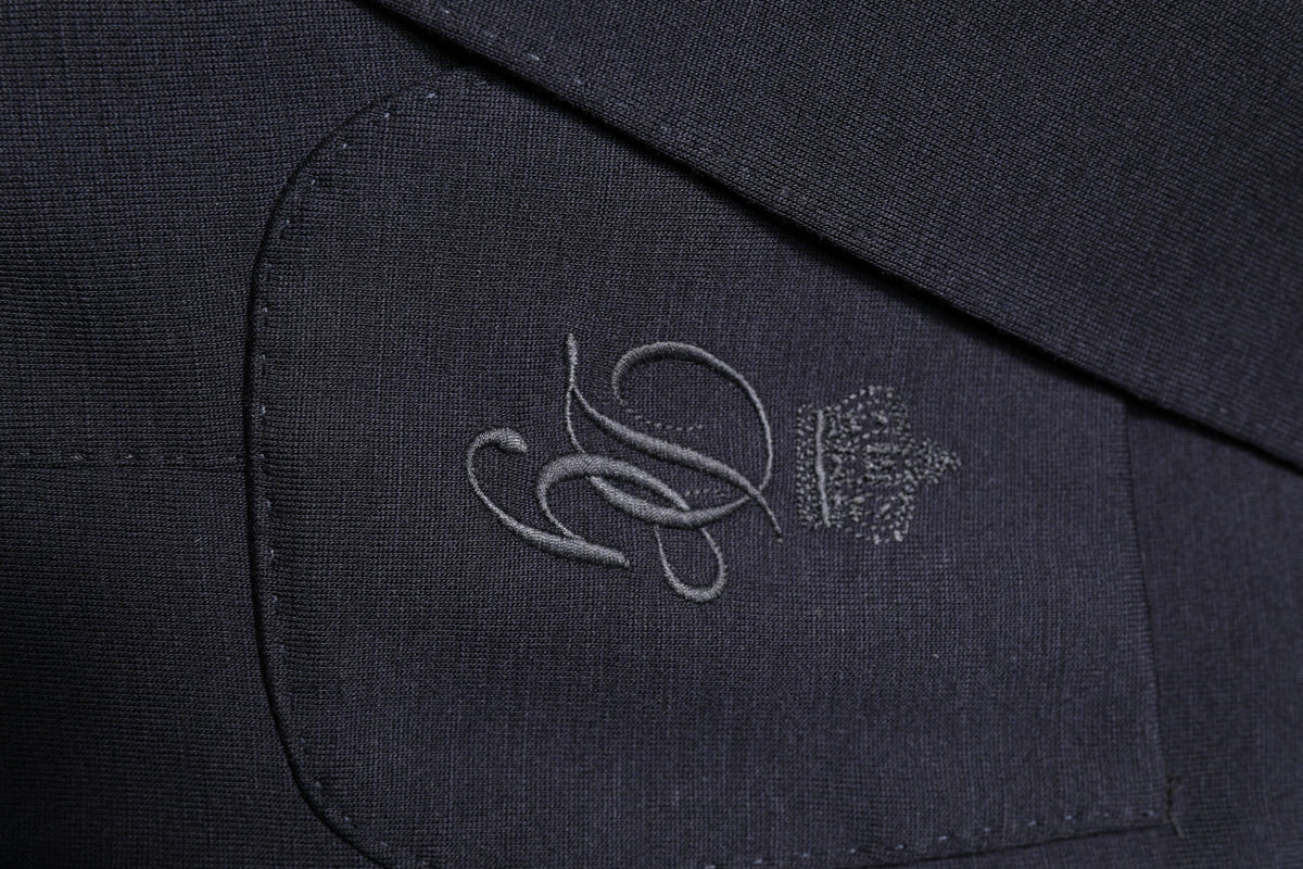 Dark Blue Wool Single Breasted Coat Suit Blazer