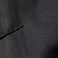 Black Linen Single Breasted Men Coat Blazer