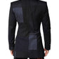 Multicolor Patchwork Jacket Coat Suit Blazer