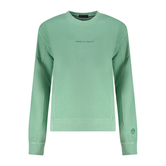 Green Cotton Women Sweater