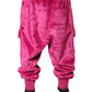 Pink Acrylic Cargo Jogging Sweatpants Pants