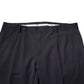 Black Wool Mid Waist Dress Pants