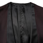Maroon Wool Waistcoat Dress Formal Vest
