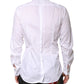 White GOLD Cotton Poplin Bib Men Dress Shirt