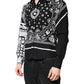 Black White Bandana MARTINI Casual Shirt