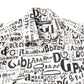 White Black Logo MARTINI Men Casual Shirt