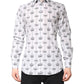 White Crown Cotton GOLD Formal Dress Shirt