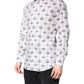 White Crown Cotton GOLD Formal Dress Shirt