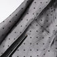 Gray Polka Dot Silk Long Sleeve Shirt