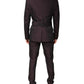 Maroon Single Breasted Formal 2 Piece Suit