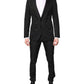 Black Single Breasted Formal 2 Piece Suit