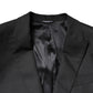 Black Single Breasted Formal 2 Piece Suit