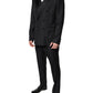 Black Double Breasted Formal 3 Piece Suit