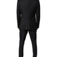Black Double Breasted Formal 3 Piece Suit
