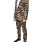 Multicolor TAORMINA Single Breasted 2 Piece Suit