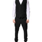 Black Single Breasted Formal 3 Piece Suit