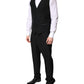 Black Single Breasted Formal 3 Piece Suit