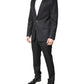 Dark Gray Wool Single Breasted 2 Piece Suit