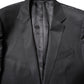 Dark Gray Wool Single Breasted 2 Piece Suit