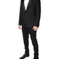 Black Wool Single Breasted Blazer Jacket