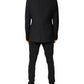 Black Wool Single Breasted Blazer Jacket