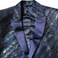 Multicolor Polyester Jacquard 2 Piece Suit