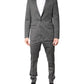 Gray Wool Single Breasted 2 Piece Suit
