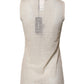 Ivory Nylon Logo See Through Sleeveless Tank Top