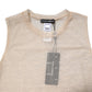 Ivory Nylon Logo See Through Sleeveless Tank Top
