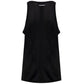 Black Silk Tank Top