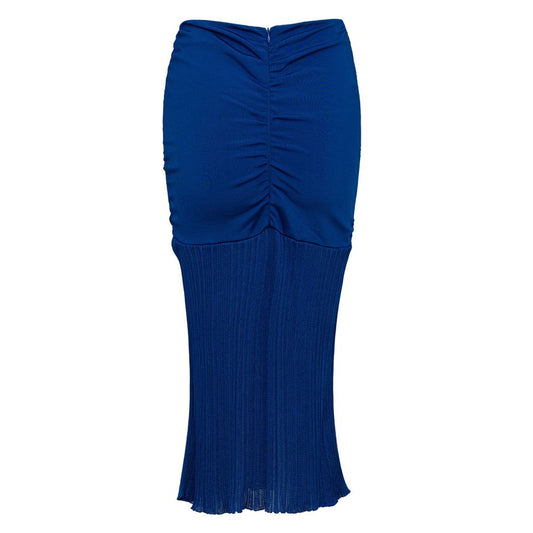 Blue Viscose Clothing