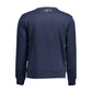 Blue Cotton Men Sweater