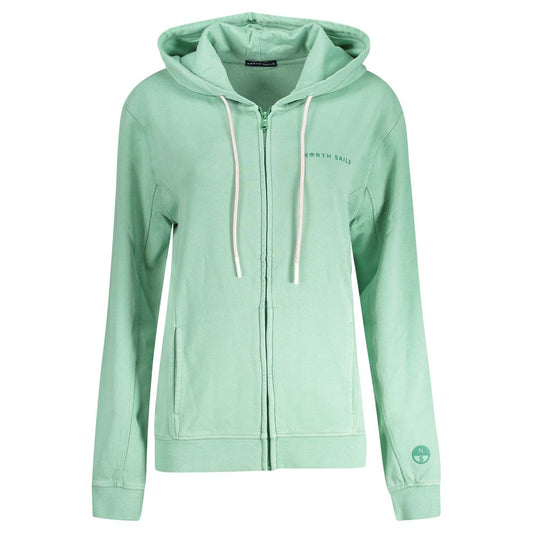 Green Cotton Women Sweater