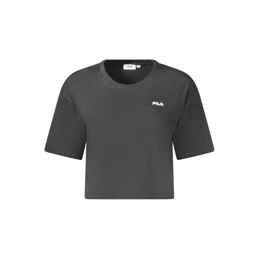 Black Cotton Tops & T-Shirt