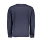 Blue Cotton Men Sweater