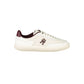 Beige Leather Women Sneaker