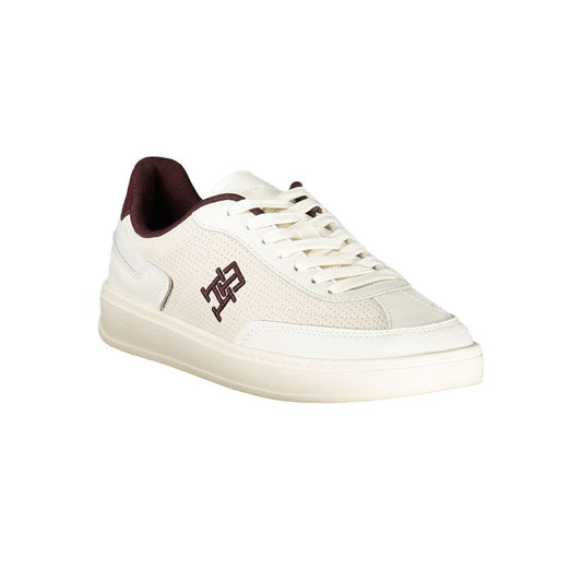 Beige Leather Women Sneaker