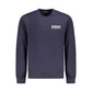 Blue Cotton Men Sweater