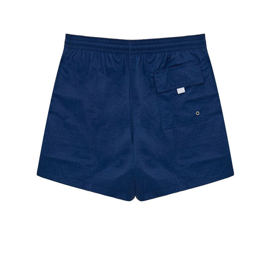 Blue Polyester Swimwear