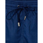 Blue Polyester Swimwear
