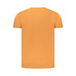 Orange Cotton Men T-Shirt