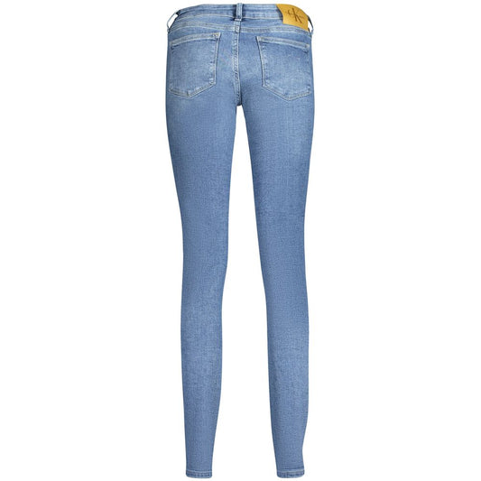 Blue Cotton Jeans & Pant