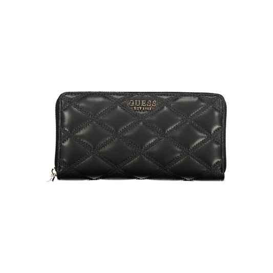 Black Polyethylene Women Wallet