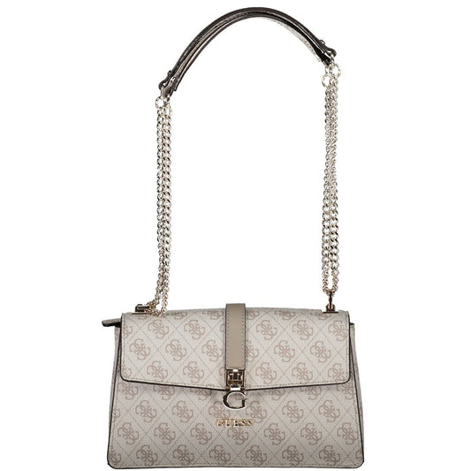 Gray Polyethylene Women Handbag
