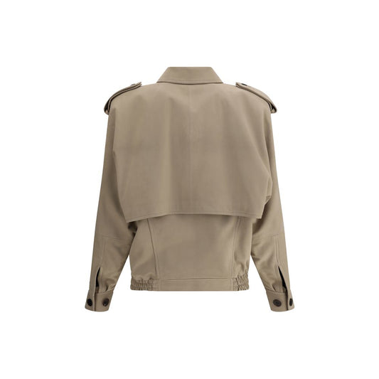 Suede bomber Jacket