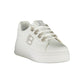 White Polyester Women Sneaker