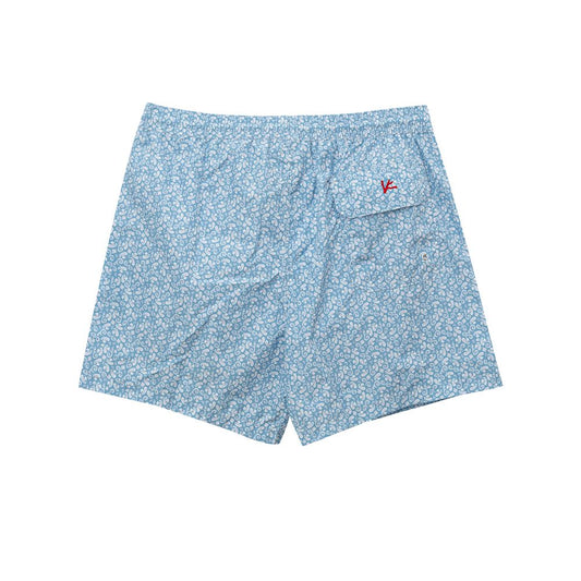 Light Blue Polyester Swimwear